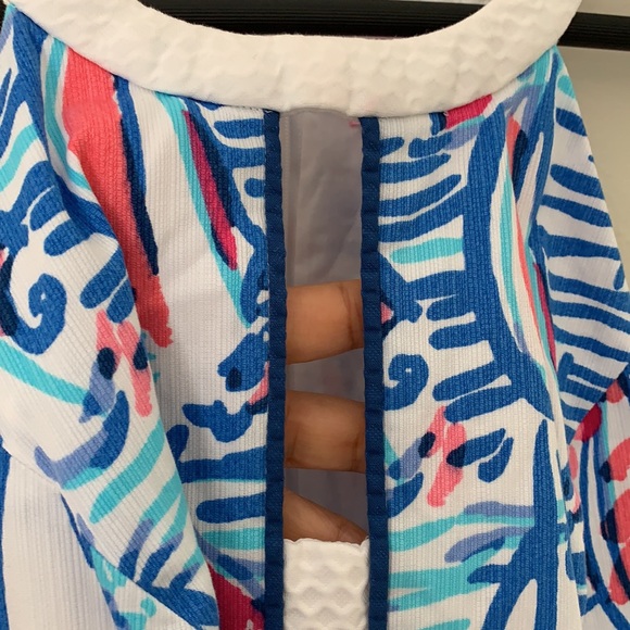 Lilly Pulitzer scoop neck dress blue size 2 - Picture 6 of 6